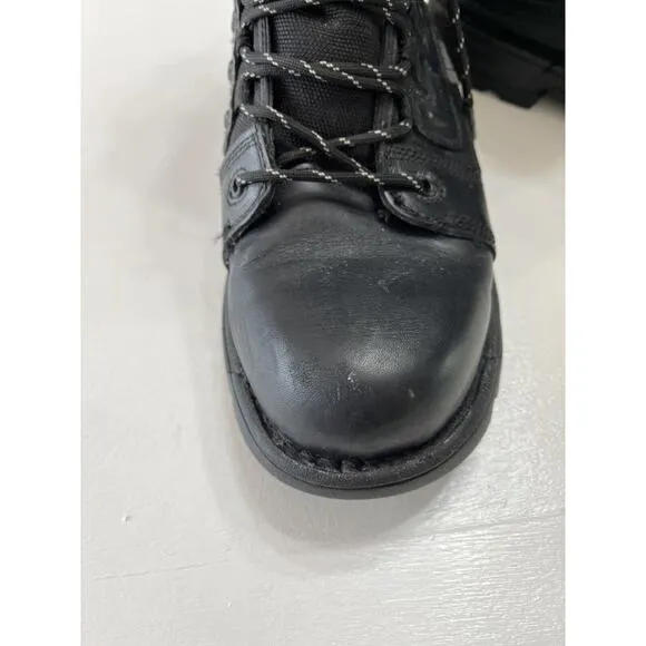 Thorogood Men's Leather Tactical Trooper Side Zip Boots Black Size 13 M