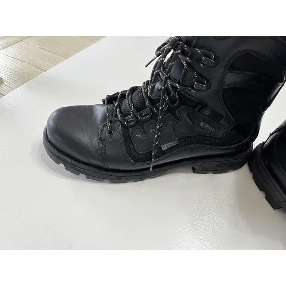 Thorogood Men's Leather Tactical Trooper Side Zip Boots Black Size 13 M