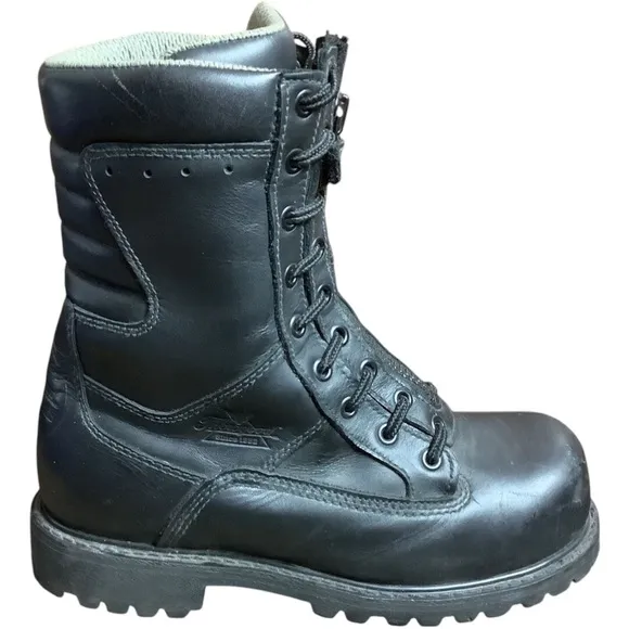 Thorogood Power Station EMS Wildland Waterproof Black Leather Work Boots Unisex