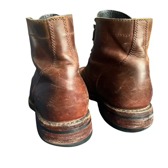 Thursday Boot Co Captain Ankle Boot Mens 8.5 Brown Leather Cap Toe Lace Up