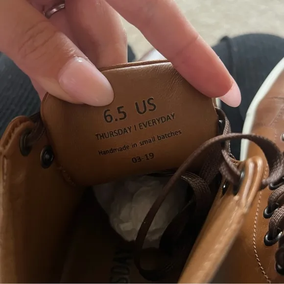 Thursday Boot Co. Premier High Top Sneakers in Toffee Leather