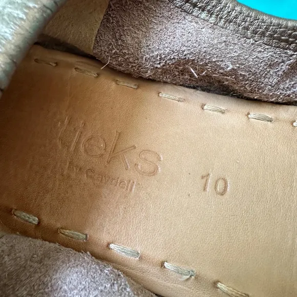 Tieks Metalic Bronze Ballet Shoes Leather Flats Size 9 Womens