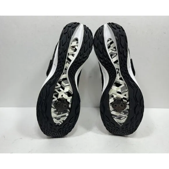 Tiem Slipstream Cycling Shoes Women's Sz 8.5 Black Mesh Strap Indoor Sneakers