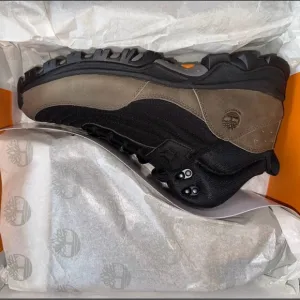 Timberland Black and Brown Sneakers with Sturdy Rubber Sole