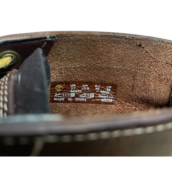 Timberland Boots Mens 11 Brown Earthkeepers City Escape Leather Chukka Shoes
