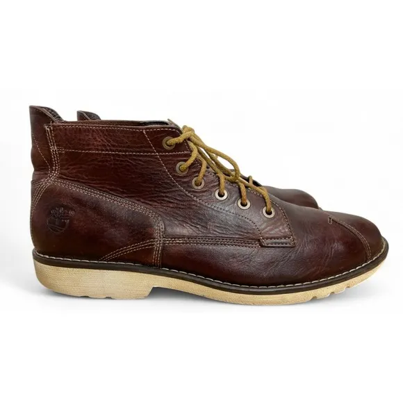 Timberland Boots Mens 11 Brown Earthkeepers City Escape Leather Chukka Shoes