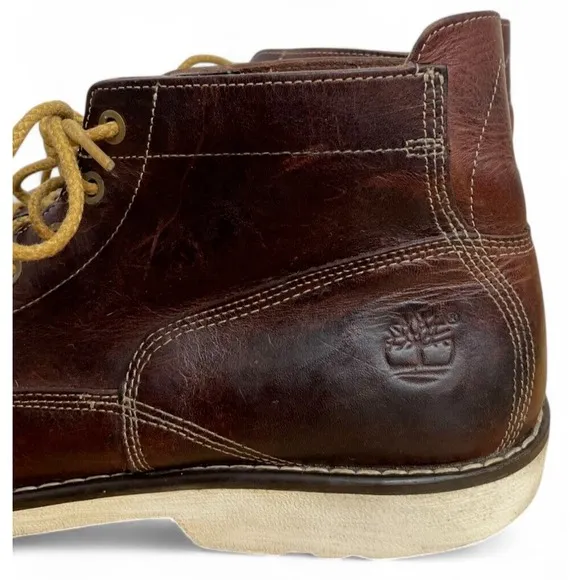 Timberland Boots Mens 11 Brown Earthkeepers City Escape Leather Chukka Shoes