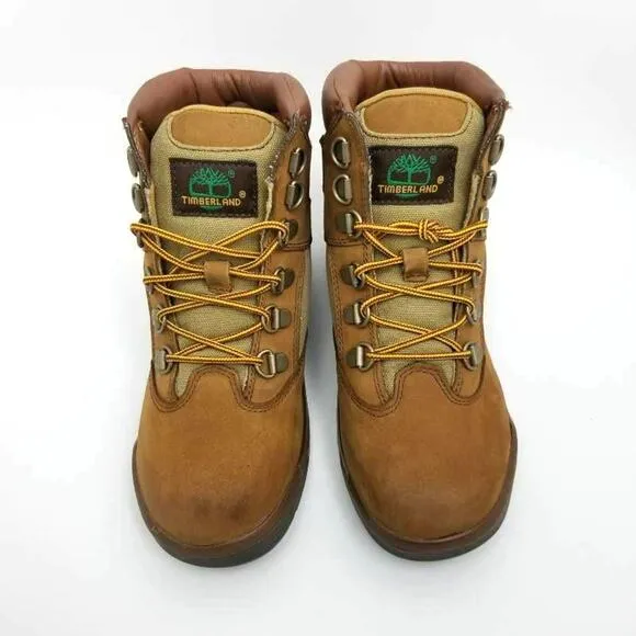 Timberland Boys 6-Inch Field Boots Brown Size 3