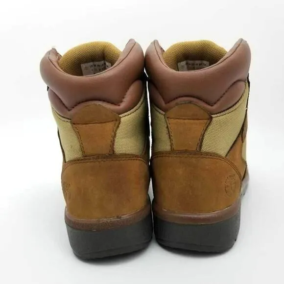 Timberland Boys 6-Inch Field Boots Brown Size 3