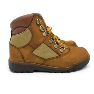 Timberland Boys 6-Inch Field Boots Brown Size 3