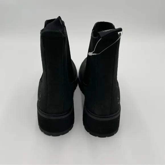Timberland Carnaby Cool Chunky Pull On Chelsea Boots Shoes Black Size 7.5 (NWOT)