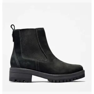 Timberland Courmayeur Valley Chelsea Boots TB0A1J66 Women's Black Leather TF278
