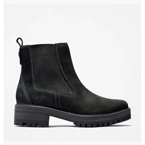 Timberland Courmayeur Valley Chelsea Boots TB0A1J66 Women's Black Leather TF278