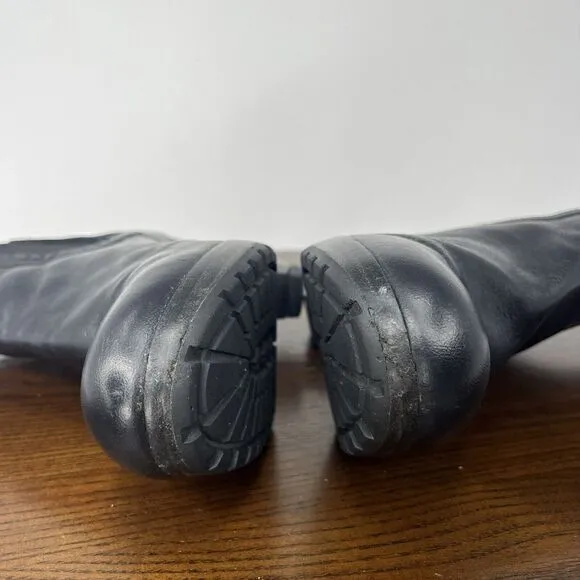 Timberland Earthkeepers Chelsea Ankle Boots Women's 7 Black Block‎ Heel Bootie
