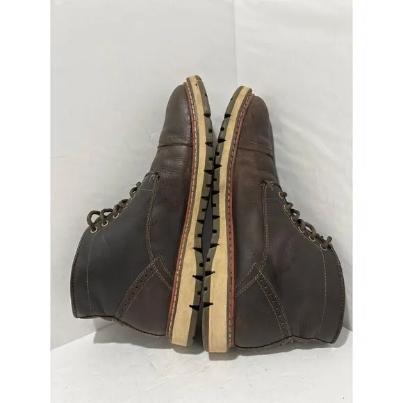 Timberland EarthKeepers Leather Chukka Boots Lace Up Brown Men's Shoe Size US 9.