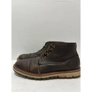 Timberland EarthKeepers Leather Chukka Boots Lace Up Brown Men's Shoe Size US 9.