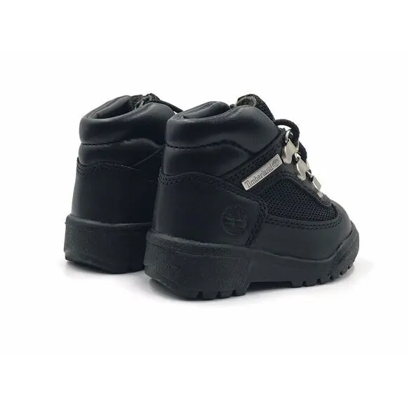 Timberland Field Boot Toddlers Boy Girl Size 4 Casual Boot Black Winter Shoe