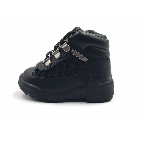 Timberland Field Boot Toddlers Boy Girl Size 4 Casual Boot Black Winter Shoe