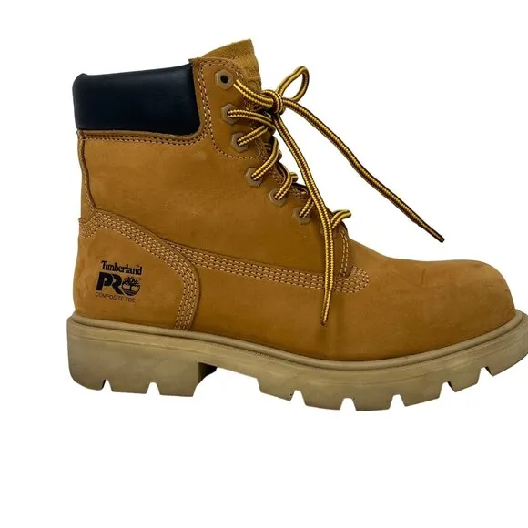 Timberland Mens 92628 Buckskin Boot Saw Horse Composite Toe PRO Size 5 / Wms 6.5