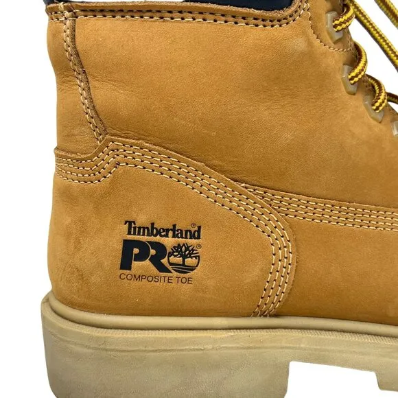 Timberland Mens 92628 Buckskin Boot Saw Horse Composite Toe PRO Size 5 / Wms 6.5