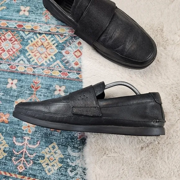 Timberland Men's COSTA DORADA Strap Black Hook &amp; Loop Slip-on Shoes