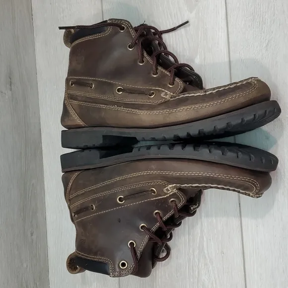 Timberland Mens Outdoor Leather Hiking Boots Sandals shoes sz 8.5M