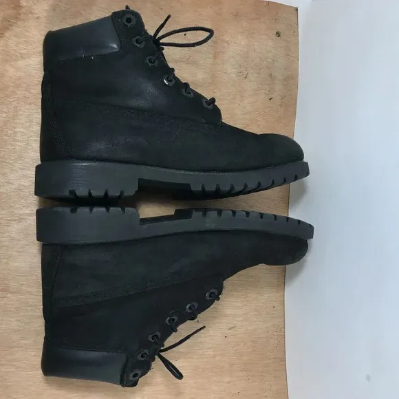 Timberland Premium Black Waterproof Boots, 12907 Youth Size 5