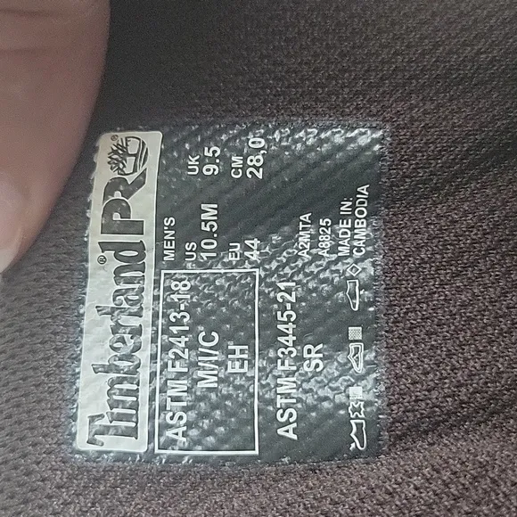 TIMBERLAND PRO LACE-UP COMPOSITE TOE WORK BOOTS
