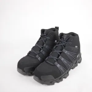 TIMBERLAND Pro Men's 8.5 - Black leather anti fatigue composite toe ankle boots