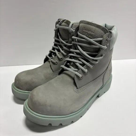 Timberland Pro Men’s Sawhorse 6” Composite Toe Boots Gray, Size 6 M