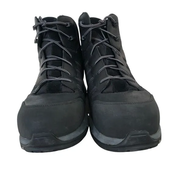 Timberland Pro Payload Boots Men Black Steel Toe Composite Work Safety Shoe 14W