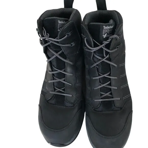 Timberland Pro Payload Boots Men Black Steel Toe Composite Work Safety Shoe 14W