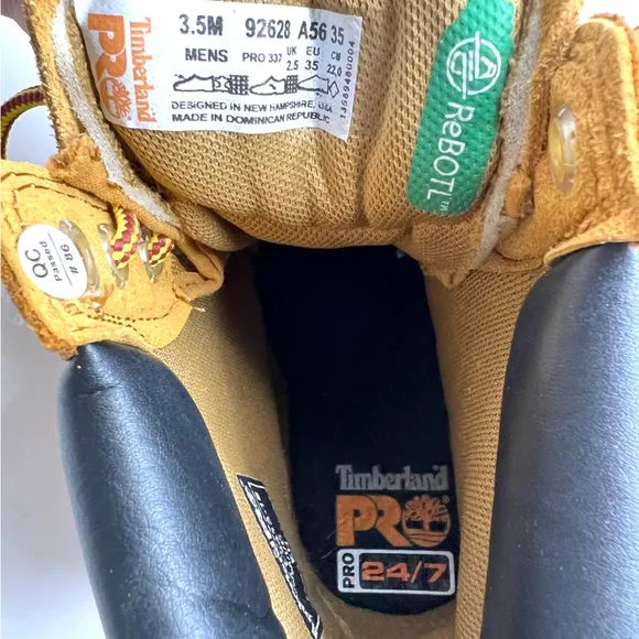 Timberland PRO Sawhorse Composite Safety Toe Boots 3.5US Boys 92628
