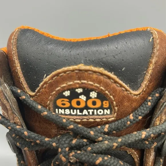Timberland Pro Series Insulated 10&quot; non safety Toe Work Boot Brown Mens Sz 10W