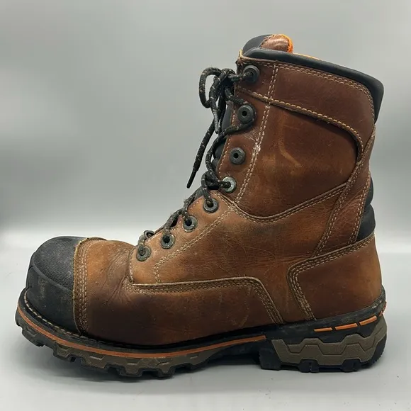 Timberland Pro Series Insulated 10&quot; non safety Toe Work Boot Brown Mens Sz 10W