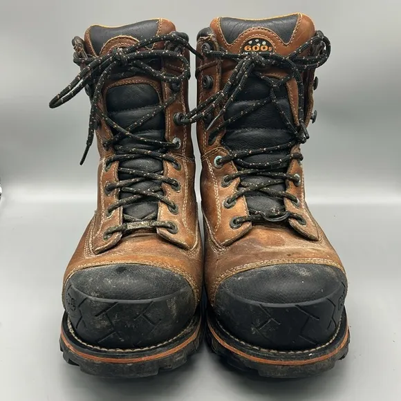 Timberland Pro Series Insulated 10&quot; non safety Toe Work Boot Brown Mens Sz 10W