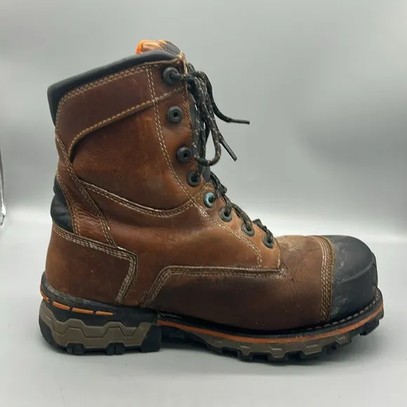 Timberland Pro Series Insulated 10&quot; non safety Toe Work Boot Brown Mens Sz 10W