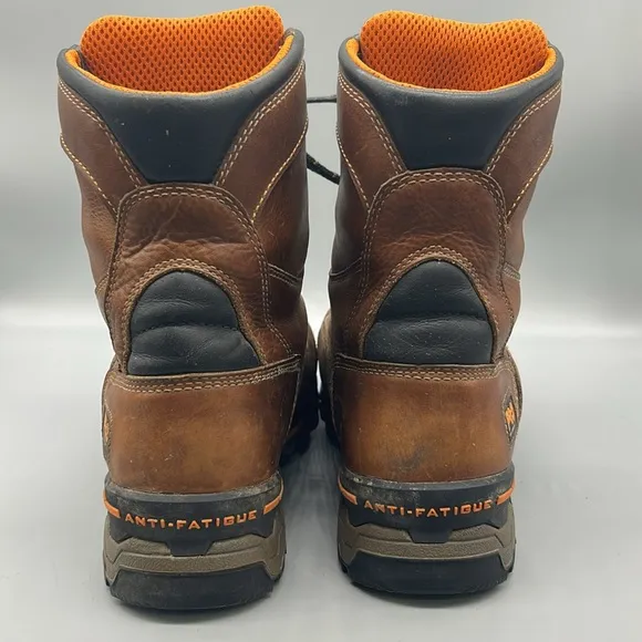 Timberland Pro Series Insulated 10&quot; non safety Toe Work Boot Brown Mens Sz 10W