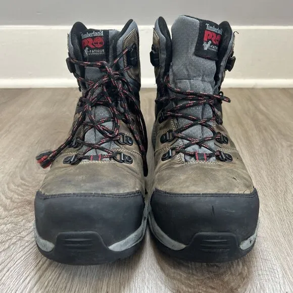 Timberland PRO Switchback LT Mens 8.5 Brown Composite Toe Hiking Work Boots