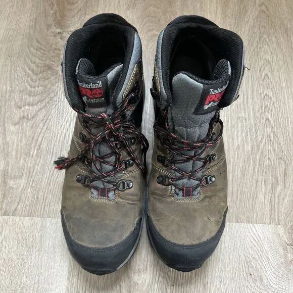 Timberland PRO Switchback LT Mens 8.5 Brown Composite Toe Hiking Work Boots