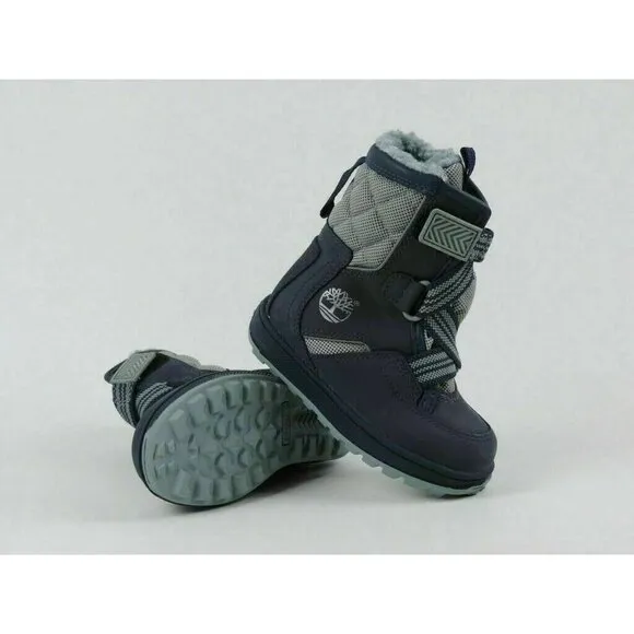 Timberland Snows Tomper Extreme Toddlers Boots Shoes Blue Leather