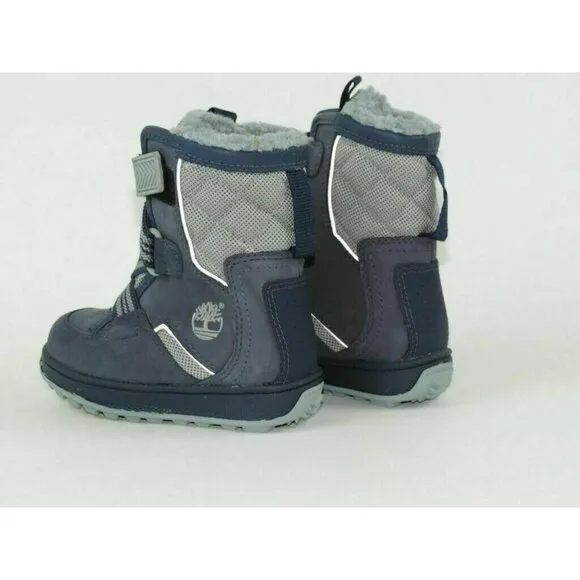 Timberland Snows Tomper Extreme Toddlers Boots Shoes Blue Leather