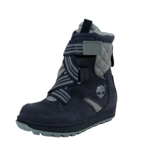 Timberland Snows Tomper Extreme Toddlers Boots Shoes Blue Leather