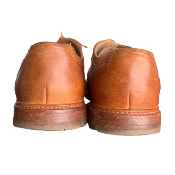 Timberland Tan Nubuck Waterproof Lace Tie Leather Upper Oxford Dress Shoes
