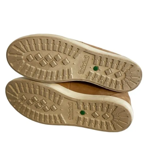 Timberland Women’s Eden Square Sneakers Leather Tan Size 8.5