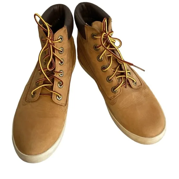 Timberland Women’s Eden Square Sneakers Leather Tan Size 8.5