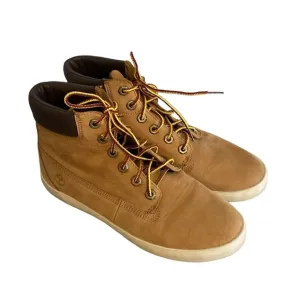 Timberland Women’s Eden Square Sneakers Leather Tan Size 8.5