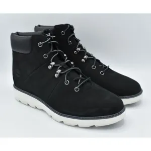 Timberland Womens Size 8.5 Keeley Field Mid Hiker Black Nubuck Boots Shoes