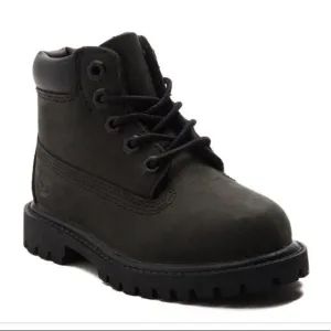 Timberland Black Nubuck Leather Boots Sz 9