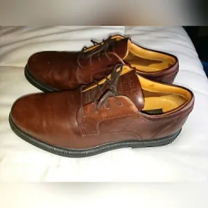Timberland Leather Casual Shoes, Men's sz 10, brown.